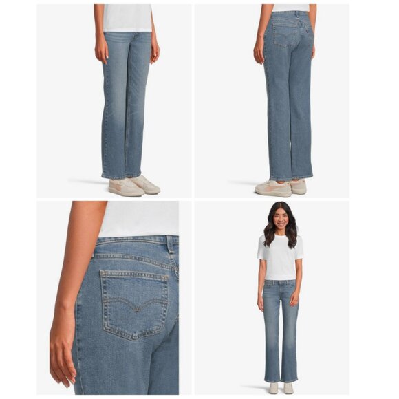 💖 2 Pairs: Levi's Superlow Boot, Medium and Light Wash, Size 27 x 32 💖 - Picture 6 of 6